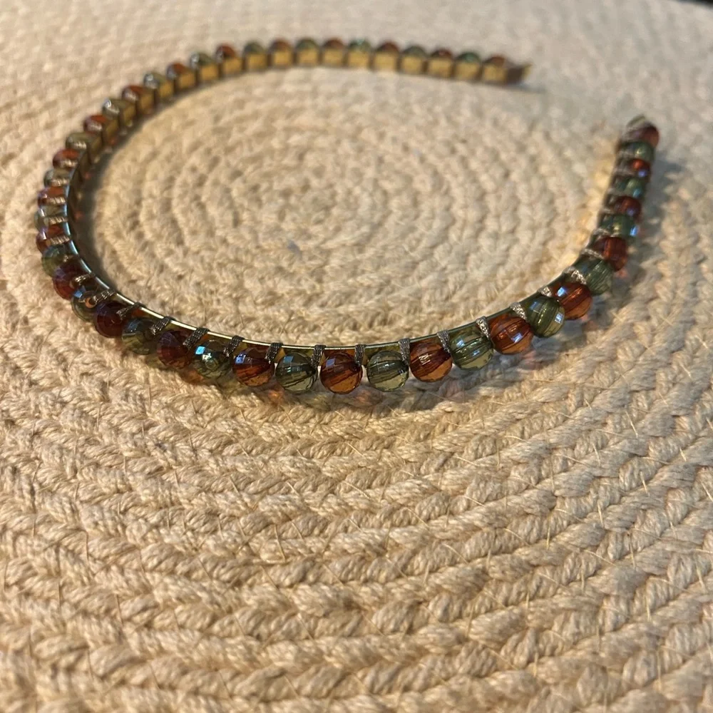 Pair of Vintage Crystal Headbands